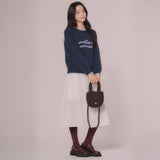ハートミニニッティングバッグ (Deep Brown)