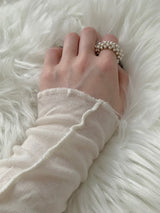 Silver beads O ring