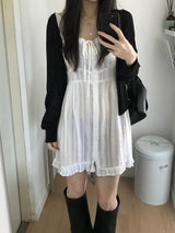Randy Frill Mini Dress (3 colors)