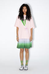 Simple and fun printed summer pure cotton loose short-sleeved T-shirt