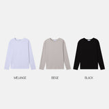 LMN Slick Waffle Silhouette Long-Sleeved T-Shirt (3 colors)