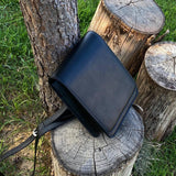 Card storage leather minibag