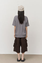 Honey Waffled Striped Top