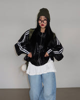 [UNISEX] トラックグロッシーウィンドブレーカージャージジャケット