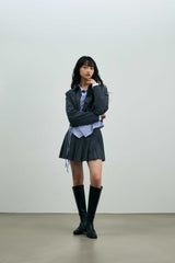 MILD CROP BLAZER / CHARCOAL
