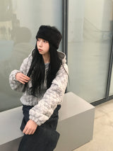 Marron Quilted Jumper (3c)