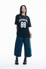 88 Football Short Sleeve T-Shirt - BLACK