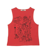 ドリームガールノースリーブTシャツ Orange