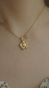 【MADE】 Bubble daisy necklace