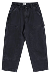 15oz ウォッシュドキャンバス カーペンター ダブルニートラウザーズ