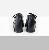 Belleen Flat Mary Jane Chunky Heel