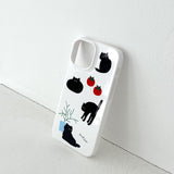 mew cat glossy hard case