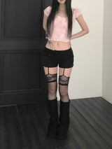 alyssa レースフリルトップ(3 color)