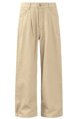 Washed Wide Work Pants