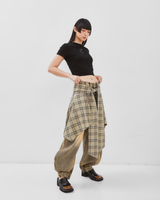 Tartan Wrapped Skirt