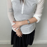 Faded Slim Bangle Watch