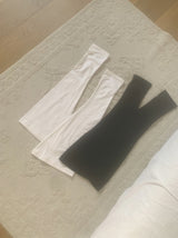 Donna Loose Fit Long Socks (Black)
