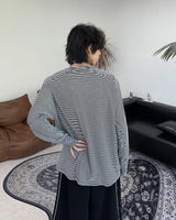 Ruen Summer Striped Long Sleeve Tee