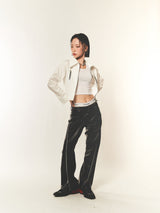 ブーブジッパークロップシャツ (FOR WOMEN)
