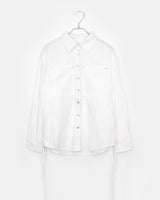 Suhi Rivet ポケットストラップルーズフィットロングスリーブシャツ
