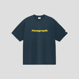 アフターイメージロゴTシャツ_ネイビー