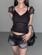 mikasa mesh top (3 color)