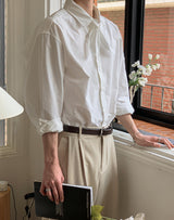 Luke Ribbon Tie Over Fit Shirt