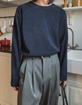 Roei Uネックデッキニット