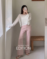 【MADE】セミブーツカットスラックス