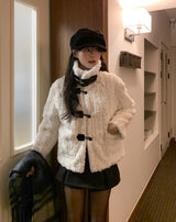 Mellie Leather Double Buckle Fur Mustang