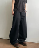 Goth Black Denim Pants