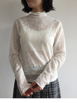 Plo See-through Turtleneck T-shirt (3color)