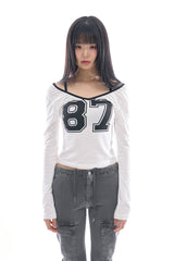 カルビアナンバークロップTシャツ