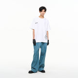 ドローイングデザイン半袖Tシャツ