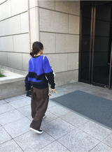 レイリーバルーン起毛コットンパンツ（2c）