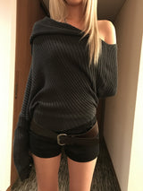 NO RULES KNIT OFF HOOD