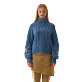 Turtle Neck Blue 