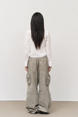 (W) Arc Wrinkled Shirt