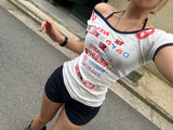 カートゥーンミニプリンテッド T
