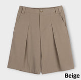 Isle One Tuck Bermuda Half Slacks