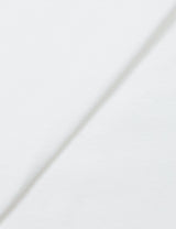 プラケット リブド ティーシャツ(WHITE)
