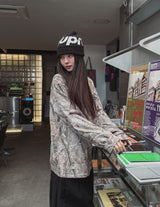 Treez リアルパターンルーズフィットロングスリーブ