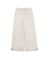 BELTED POCKET COTTON PT SAND RAW