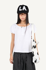 シャーリング パフ Tシャツ
