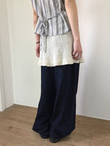 Layered Summer Knit Skirt (2color)