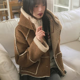  Most Wool Hooded Mustang Short Jacket