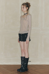DUSK GRAPHIC TEE beige