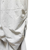 (2color) Shirring Wide Nylon Banding Pants