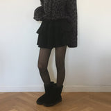 Remen frill mini skirt
