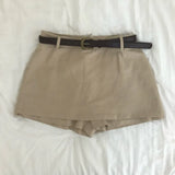basic mini skirt pants